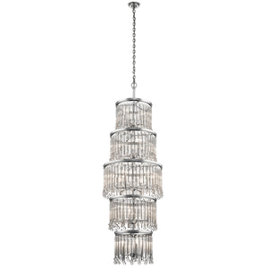 Kichler - 43758CH - 18 Light Chandelier - Piper - Chrome