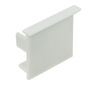 American Lighting - PE-SLOT-END - Slot End Cap For Surface Mount Finished Look - Extrusion - White