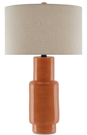 Currey and Company - 6000-0192 - One Light Table Lamp - Janeen - Orange