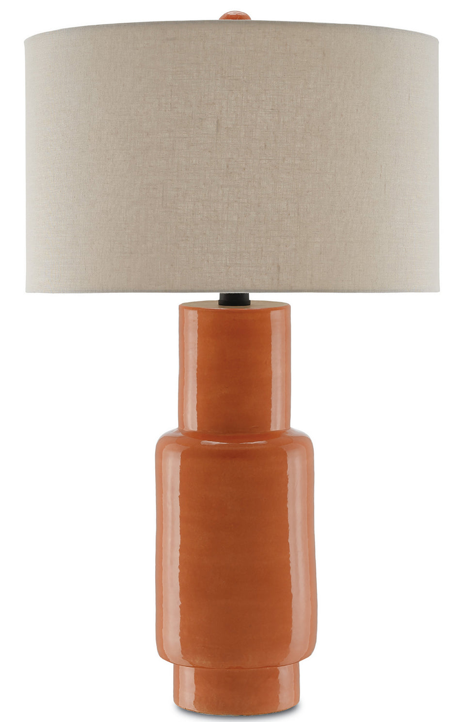 Currey and Company - 6000-0192 - One Light Table Lamp - Janeen - Orange