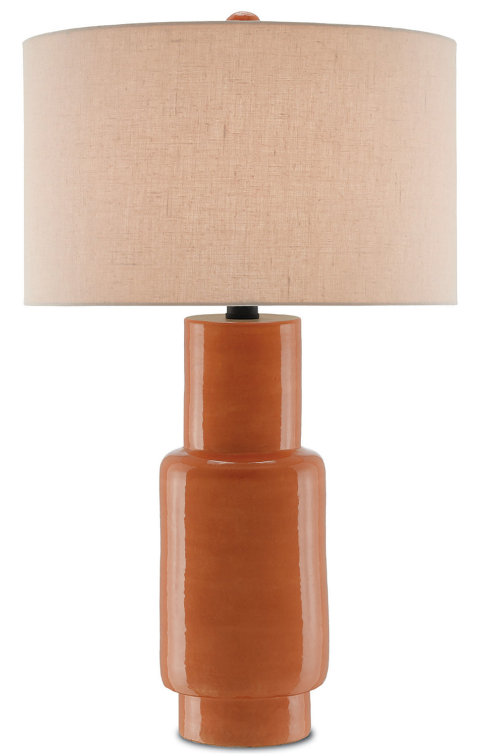 Currey and Company - 6000-0192 - One Light Table Lamp - Janeen - Orange