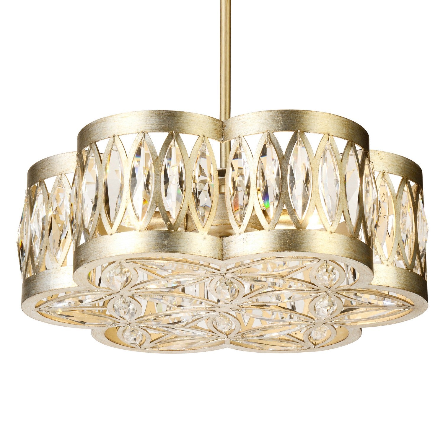 CWI Lighting - 9906P16-6-208 - Six Light Chandelier - Nova - Champagne