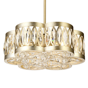 CWI Lighting - 9906P16-6-208 - Six Light Chandelier - Nova - Champagne