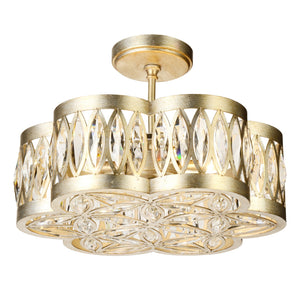 CWI Lighting - 9906P16-6-208 - Six Light Chandelier - Nova - Champagne