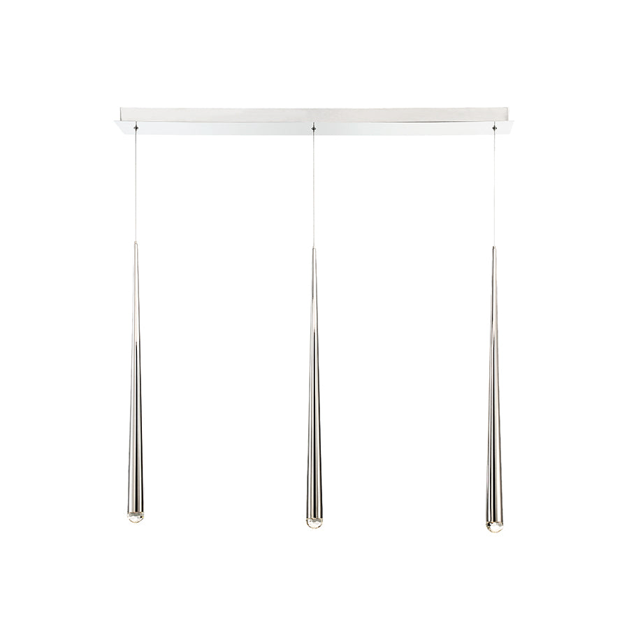 Modern Forms - PD-41703L-PN - LED Pendant - Cascade - Polished Nickel