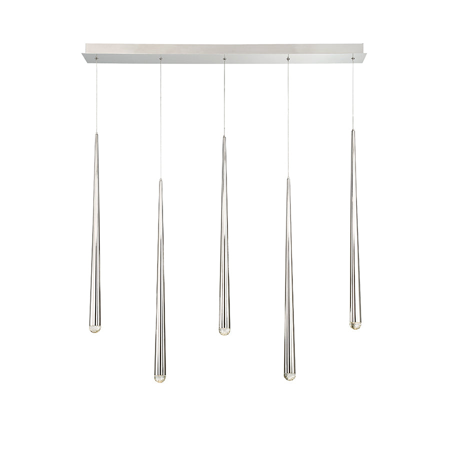 Modern Forms - PD-41705L-PN - LED Pendant - Cascade - Polished Nickel