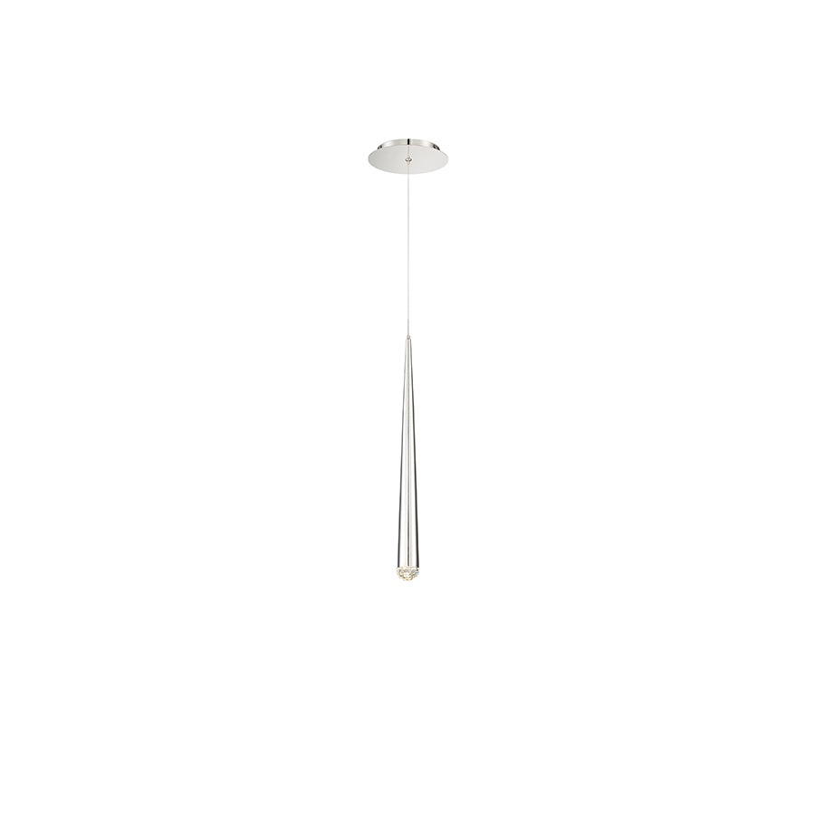 Modern Forms - PD-41719-PN - LED Mini Pendant - Cascade - Polished Nickel