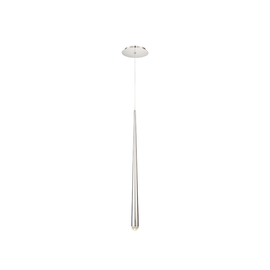 Modern Forms - PD-41728-PN - LED Mini Pendant - Cascade - Polished Nickel