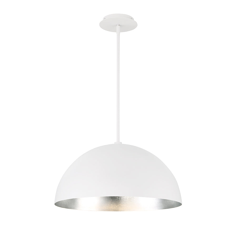 Modern Forms - PD-55718-SL - LED Pendant - Yolo - Silver Leaf/White