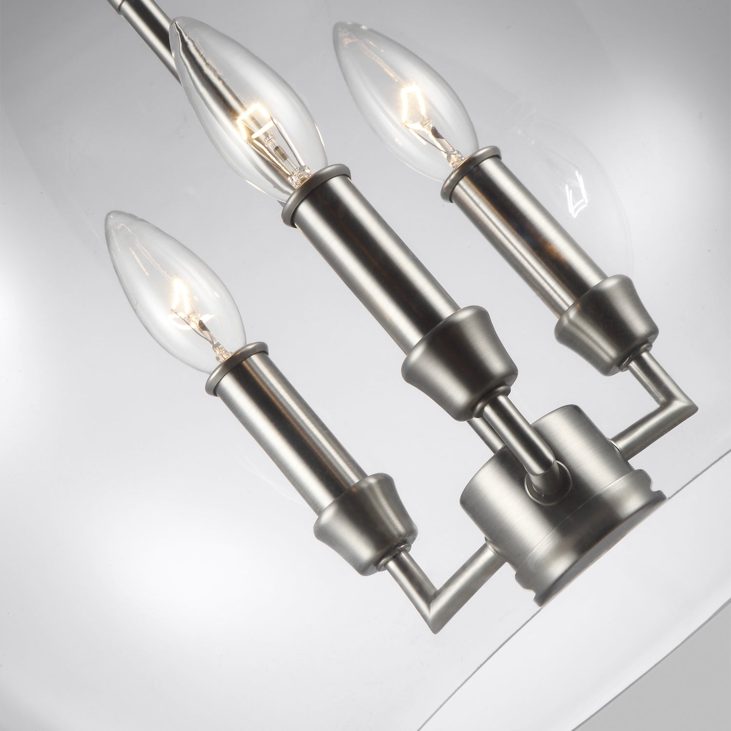 Visual Comfort Studio - F3155/3SN - Three Light Pendant - Lawler - Satin Nickel