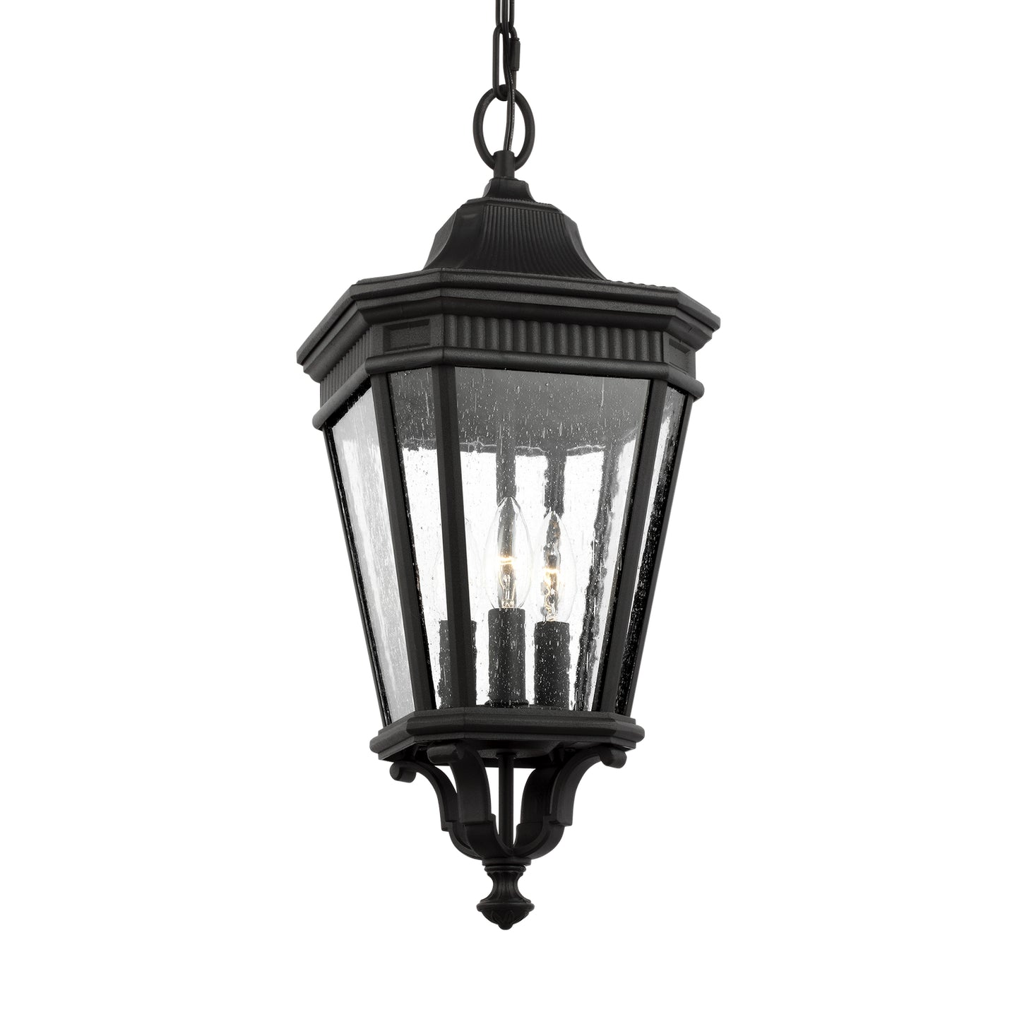Generation Lighting - OL5431BK - Three Light Hanging Lantern - Cotswold Lane - Black