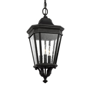 Generation Lighting. - OL5431BK - Three Light Hanging Lantern - Cotswold Lane - Black