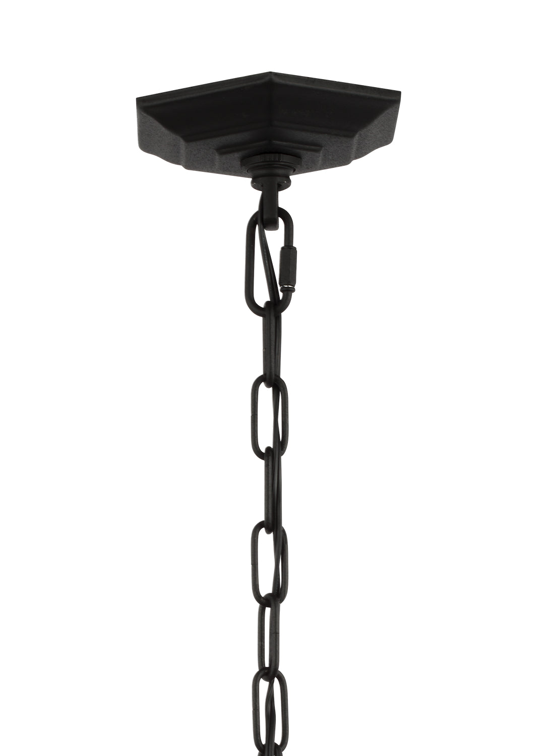 Generation Lighting. - OL5431BK - Three Light Hanging Lantern - Cotswold Lane - Black