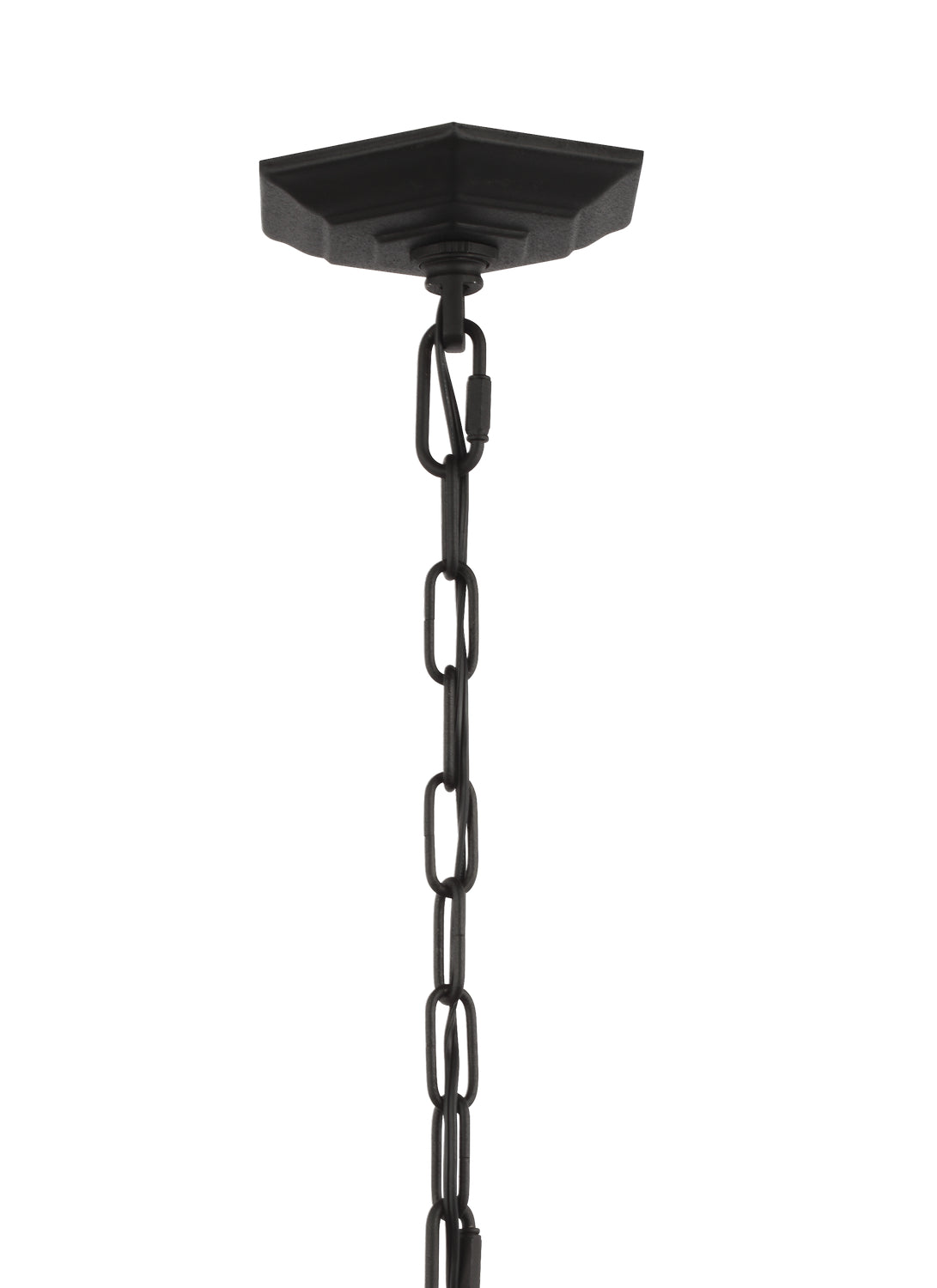 Generation Lighting. - OL5432BK - Three Light Hanging Lantern - Cotswold Lane - Black