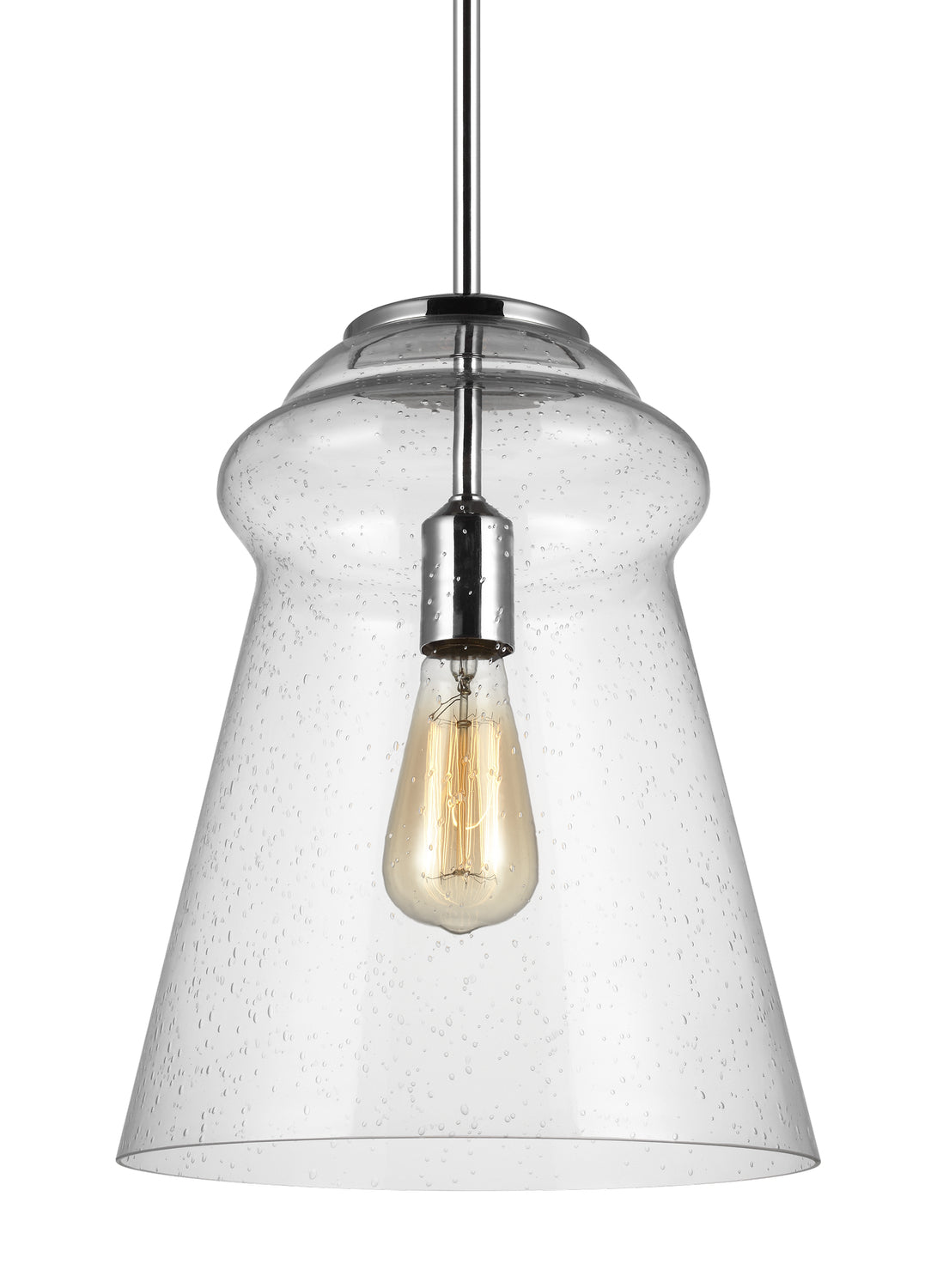 Generation Lighting. - P1459CH - One Light Pendant - Loras - Chrome