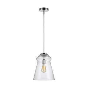 Generation Lighting. - P1459CH - One Light Pendant - Loras - Chrome