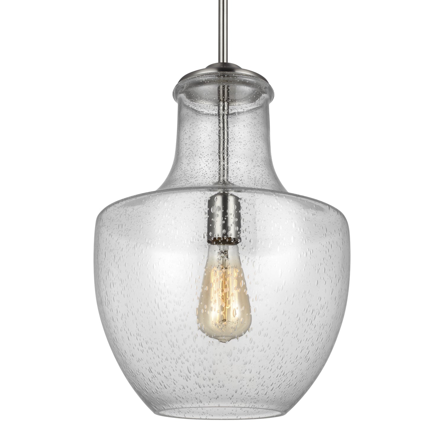 Visual Comfort Studio - P1461SN - One Light Pendant - Baylor - Satin Nickel