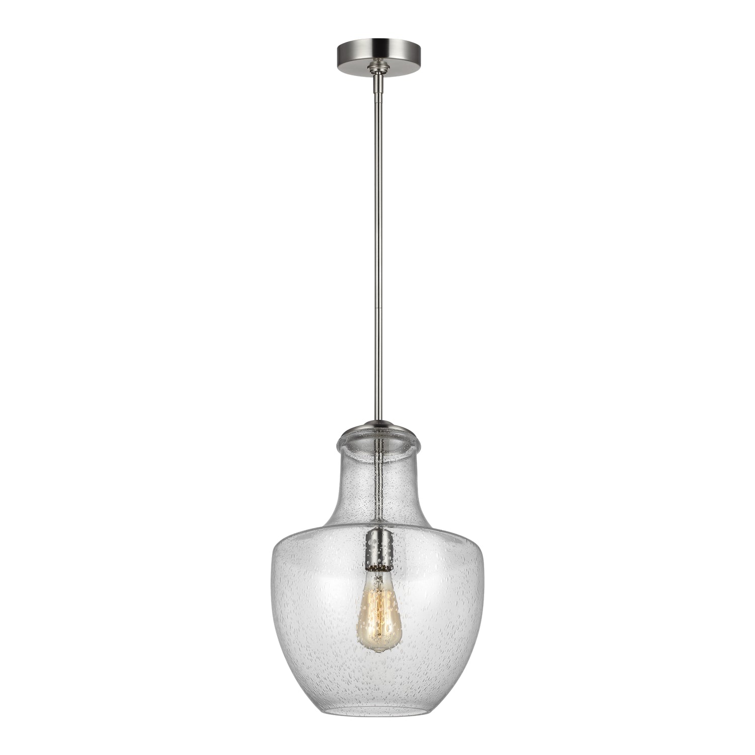 Visual Comfort Studio - P1461SN - One Light Pendant - Baylor - Satin Nickel