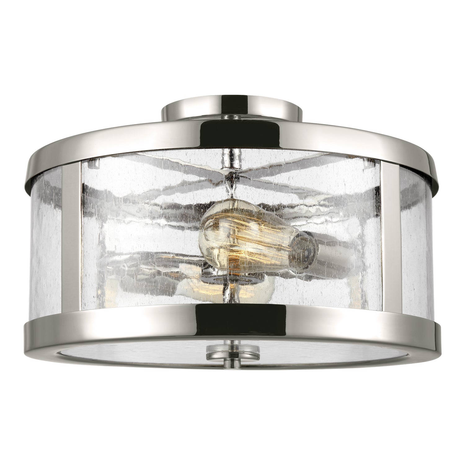 Visual Comfort Studio - SF341PN - Two Light Semi-Flush Mount - Harrow - Polished Nickel