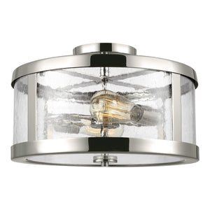 Visual Comfort Studio - SF341PN - Two Light Semi-Flush Mount - Harrow - Polished Nickel