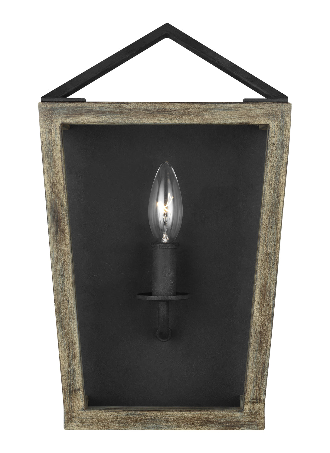 Visual Comfort Studio - WB1877WOW/AF - One Light Wall Sconce - Gannet - Weathered Oak Wood / Antique Forged Iron