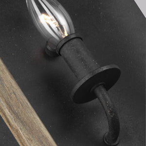 Visual Comfort Studio - WB1877WOW/AF - One Light Wall Sconce - Gannet - Weathered Oak Wood / Antique Forged Iron