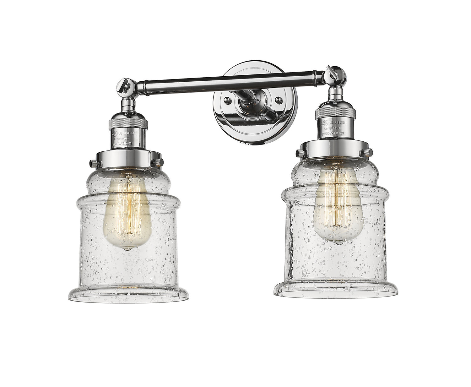 Innovations - 208-PC-G184 - Two Light Bath Vanity - Franklin Restoration - Polished Chrome