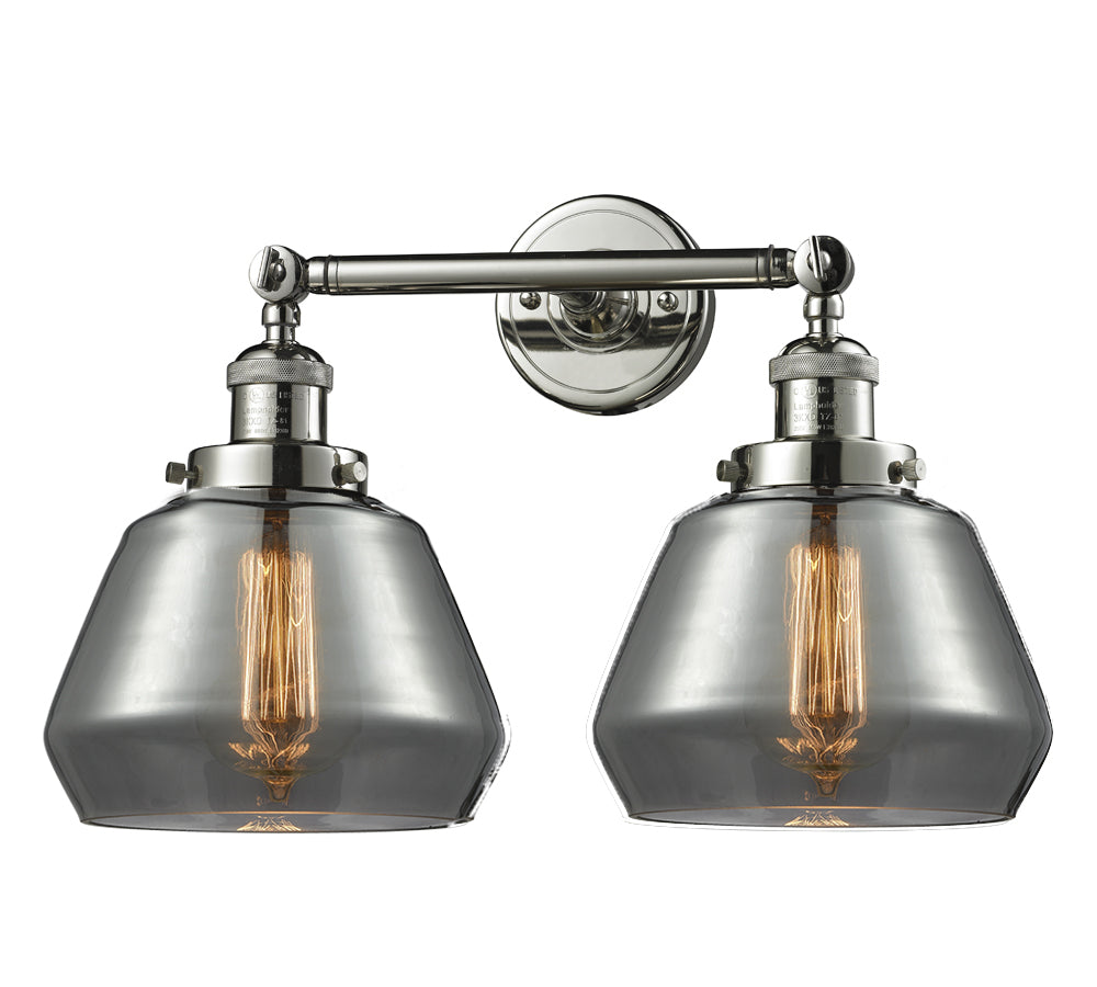 Innovations - 208-PN-G173 - Two Light Bath Vanity - Franklin Restoration - Polished Nickel