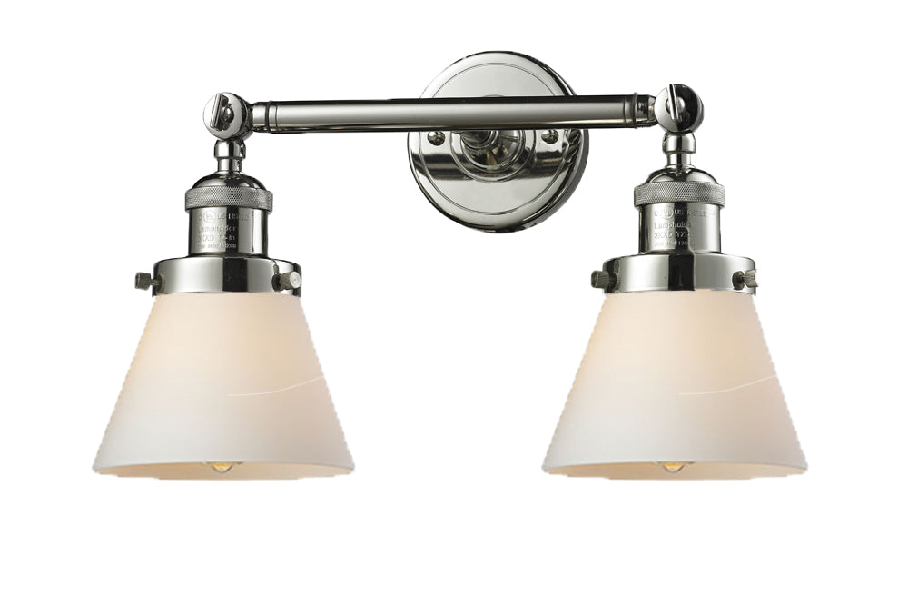 Innovations - 208-PN-G61 - Two Light Bath Vanity - Franklin Restoration - Polished Nickel