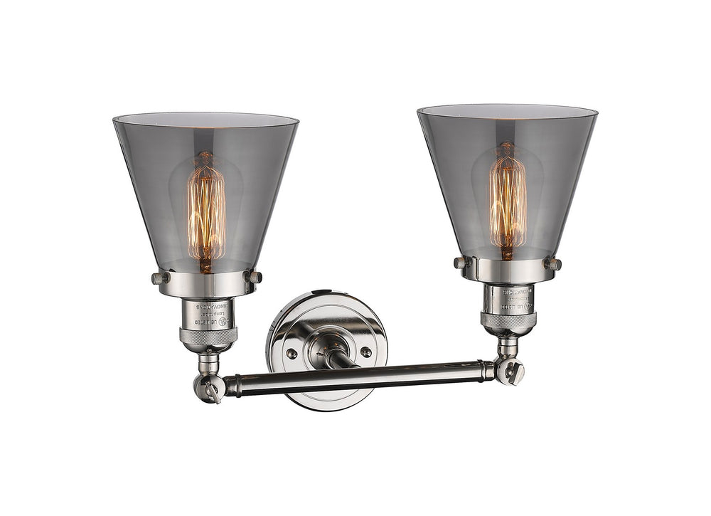 Innovations - 208-PN-G63 - Two Light Bath Vanity - Franklin Restoration - Polished Nickel