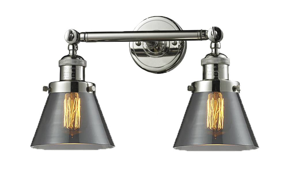 Innovations - 208-PN-G63 - Two Light Bath Vanity - Franklin Restoration - Polished Nickel