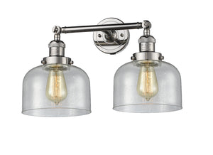 Innovations - 208-PN-G74 - Two Light Bath Vanity - Franklin Restoration - Polished Nickel