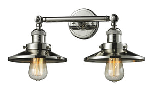 Innovations - 208-PN-M1 - Two Light Bath Vanity - Franklin Restoration - Polished Nickel