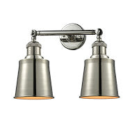 Innovations - 208-PN-M9 - Two Light Bath Vanity - Franklin Restoration - Polished Nickel