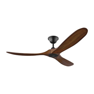 Visual Comfort Fan - 3MAVR60BSKOA - 60"Ceiling Fan - Maverick - Brushed Steel