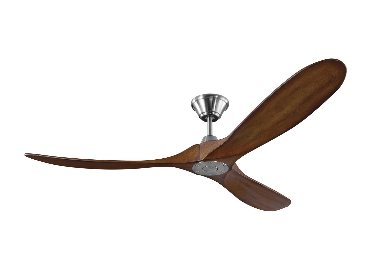 Visual Comfort Fan - 3MAVR60BSKOA - 60"Ceiling Fan - Maverick - Brushed Steel