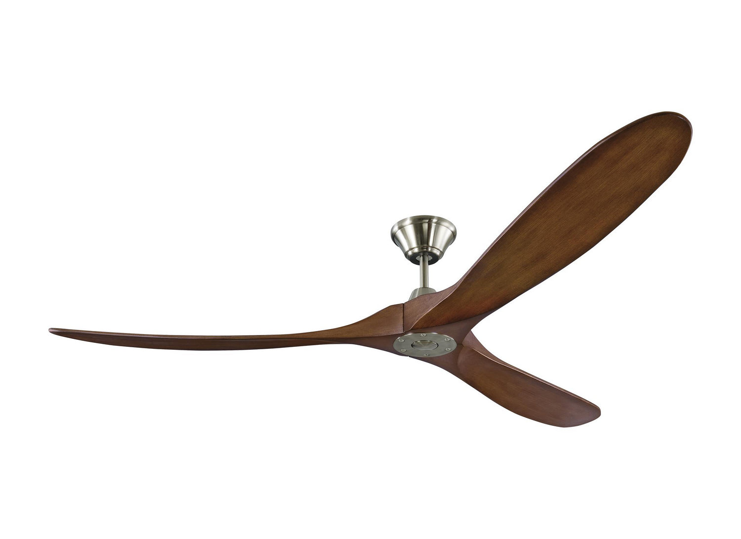 Visual Comfort Fan - 3MAVR70BSKOA - 70"Ceiling Fan - Maverick - Brushed Steel