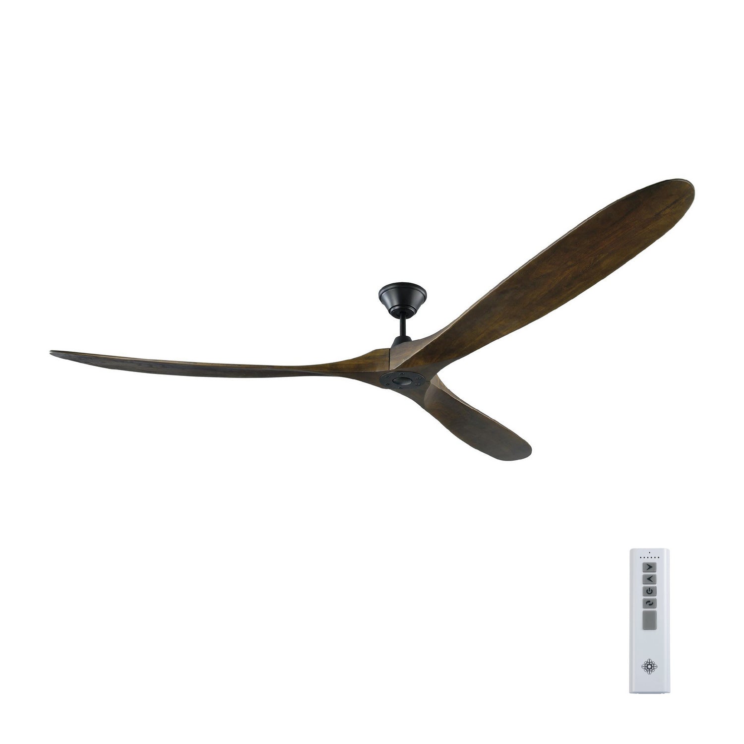 Visual Comfort Fan - 3MAVR88BK - 88"Ceiling Fan - Maverick - Matte Black