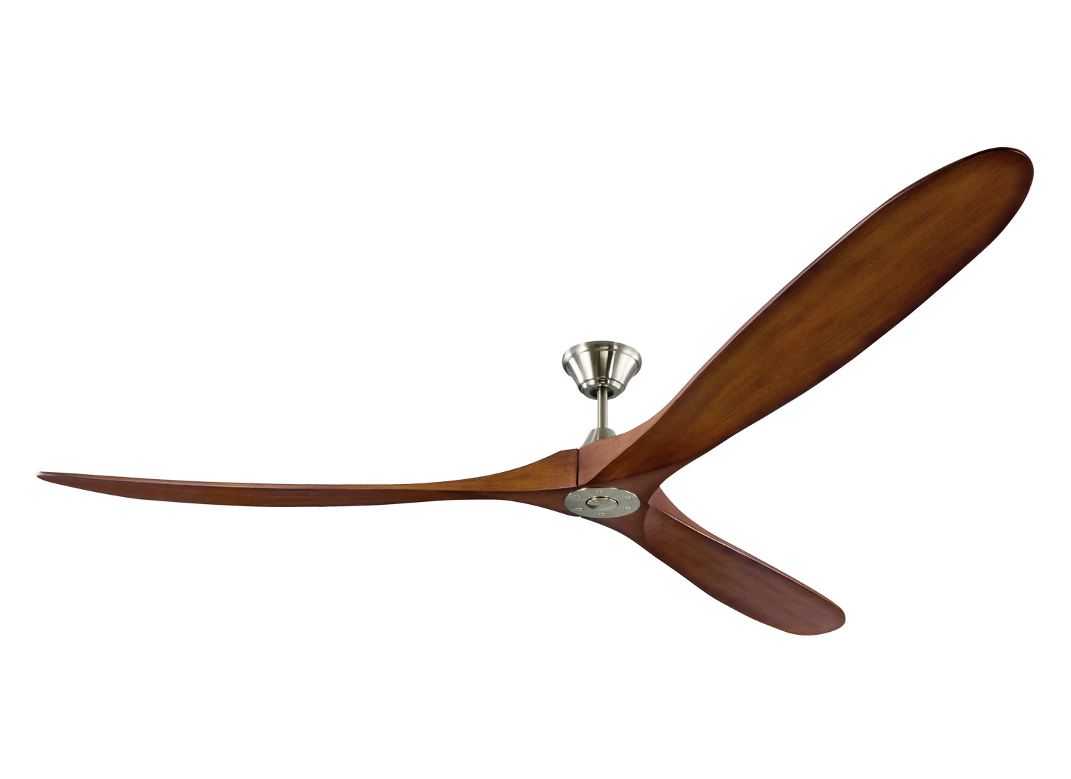 Visual Comfort Fan - 3MAVR88BSKOA - 88"Ceiling Fan - Maverick - Brushed Steel