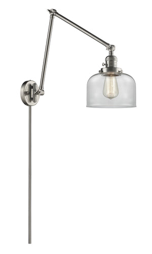 Innovations - 238-SN-G72 - One Light Swing Arm Lamp - Franklin Restoration - Brushed Satin Nickel