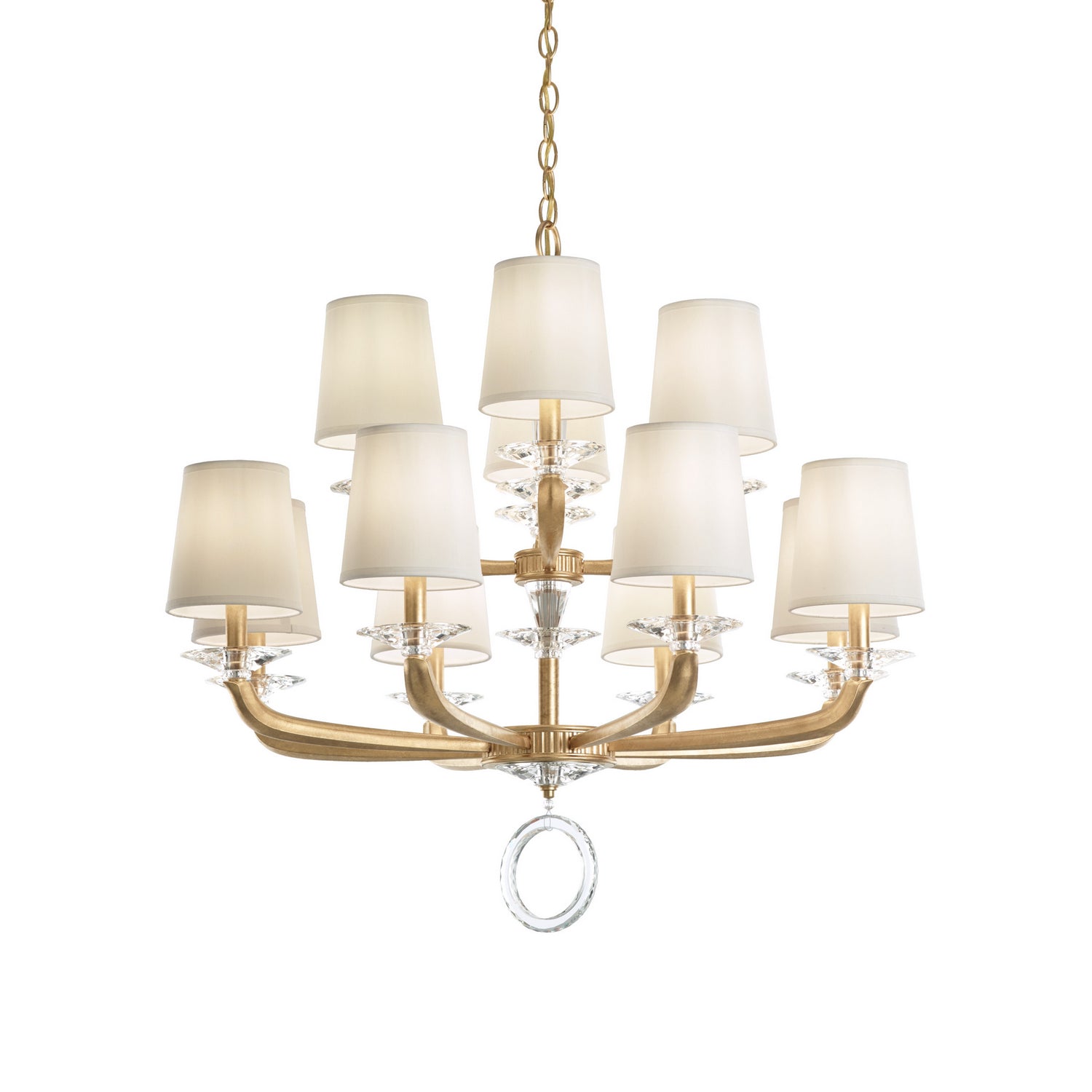 Schonbek - MA1012N-26O - 12 Light Chandelier - Emilea - French Gold