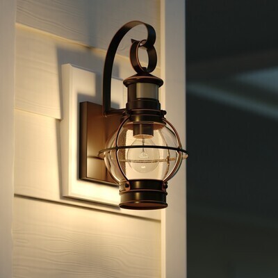 Vaxcel - T0326 - One Light Motion Sensor Outdoor Wall Light - Chatham - Burnished Bronze