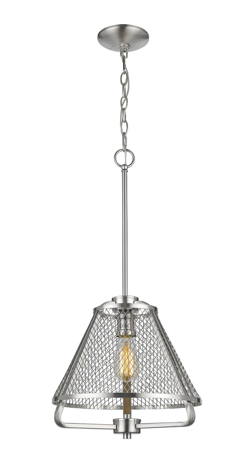 Z-Lite - 451-12BN - One Light Pendant - Iuka - Brushed Nickel