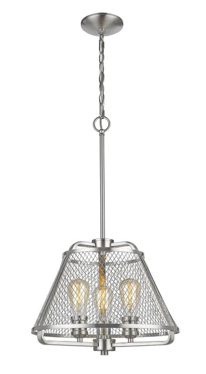 Z-Lite - 451-16BN - Three Light Pendant - Iuka - Brushed Nickel