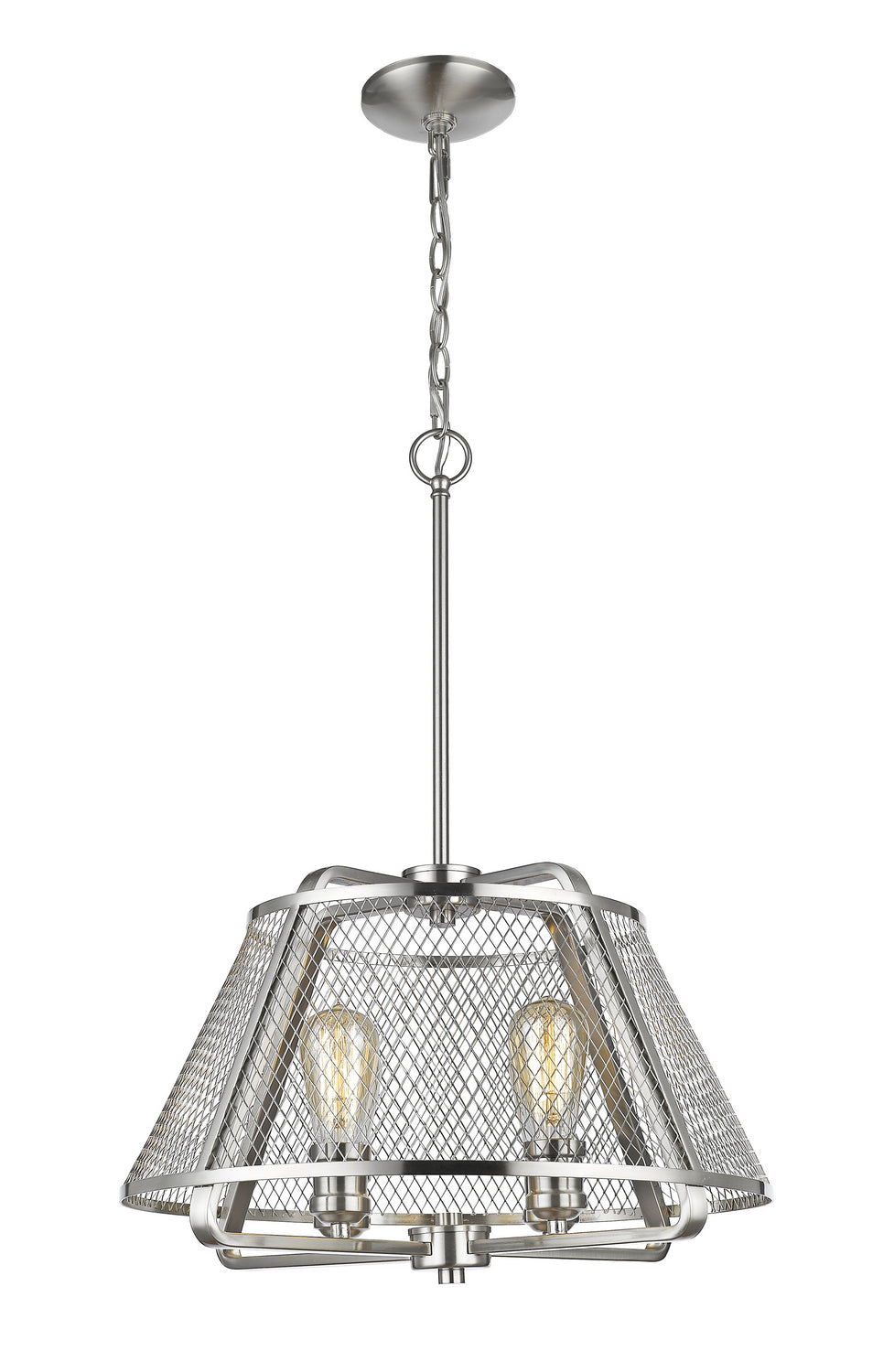 Z-Lite - 451-19BN - Four Light Pendant - Iuka - Brushed Nickel