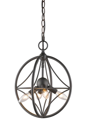 Z-Lite - 452-12BRZ - Four Light Pendant - Cortez - Bronze