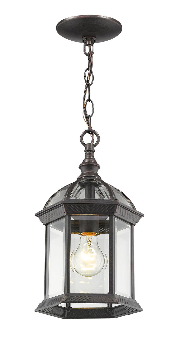 Z-Lite - 563CHM-RT - One Light Outdoor Chain Mount Ceiling Fixture - Annex - Rust