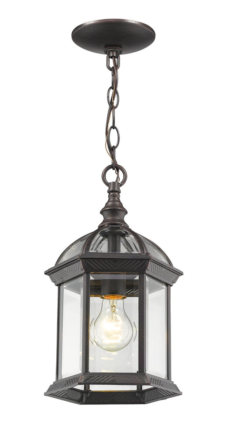 Z-Lite - 563CHM-RT - One Light Outdoor Chain Mount Ceiling Fixture - Annex - Rust