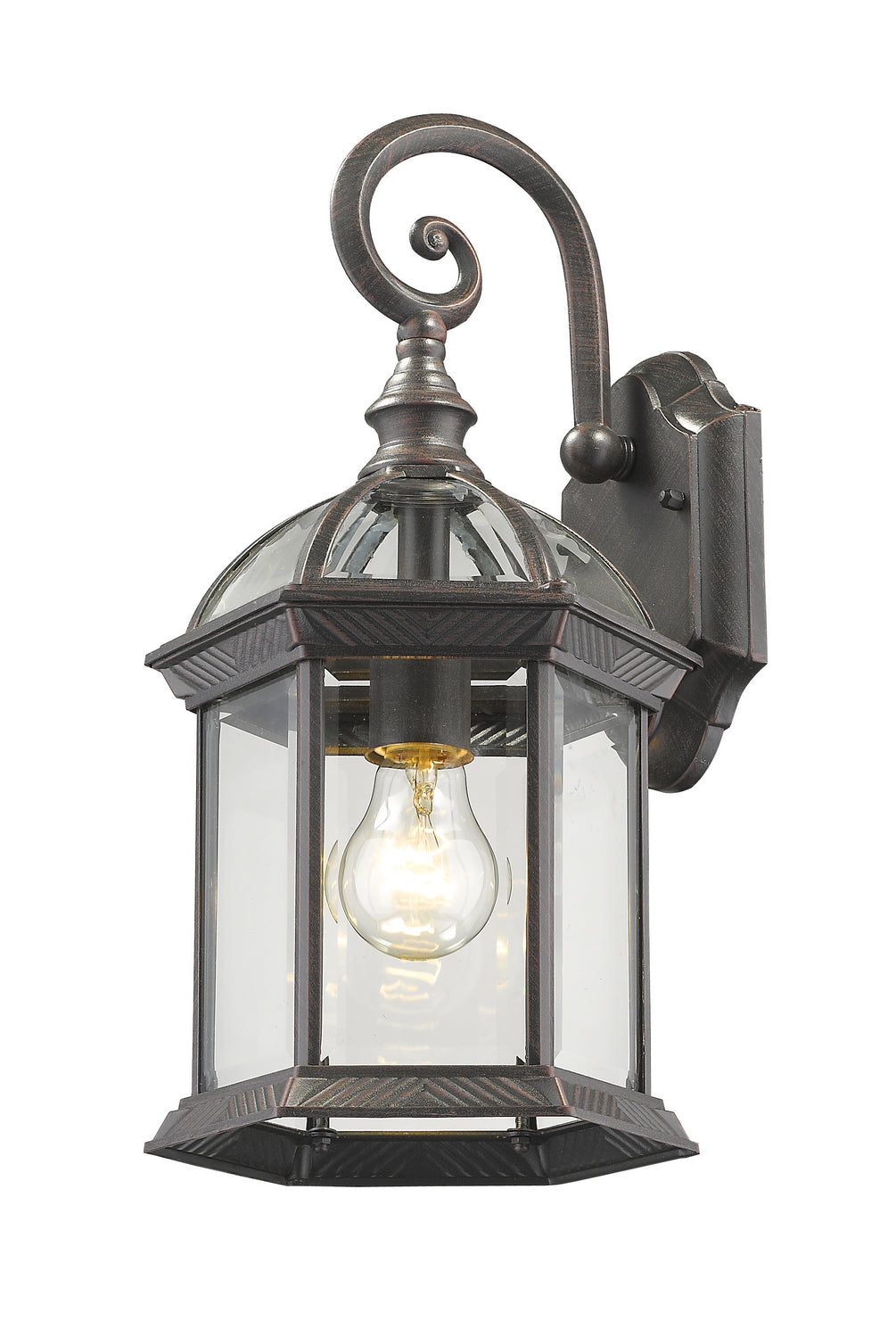 Z-Lite - 563M-RT - One Light Outdoor Wall Light - Annex - Rust