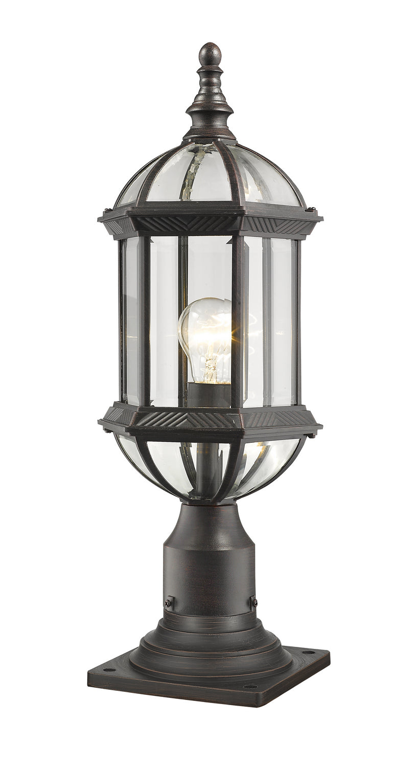 Z-Lite - 563PHM-533PM-RT - One Light Outdoor Pier Mounted Fixture - Annex - Rust